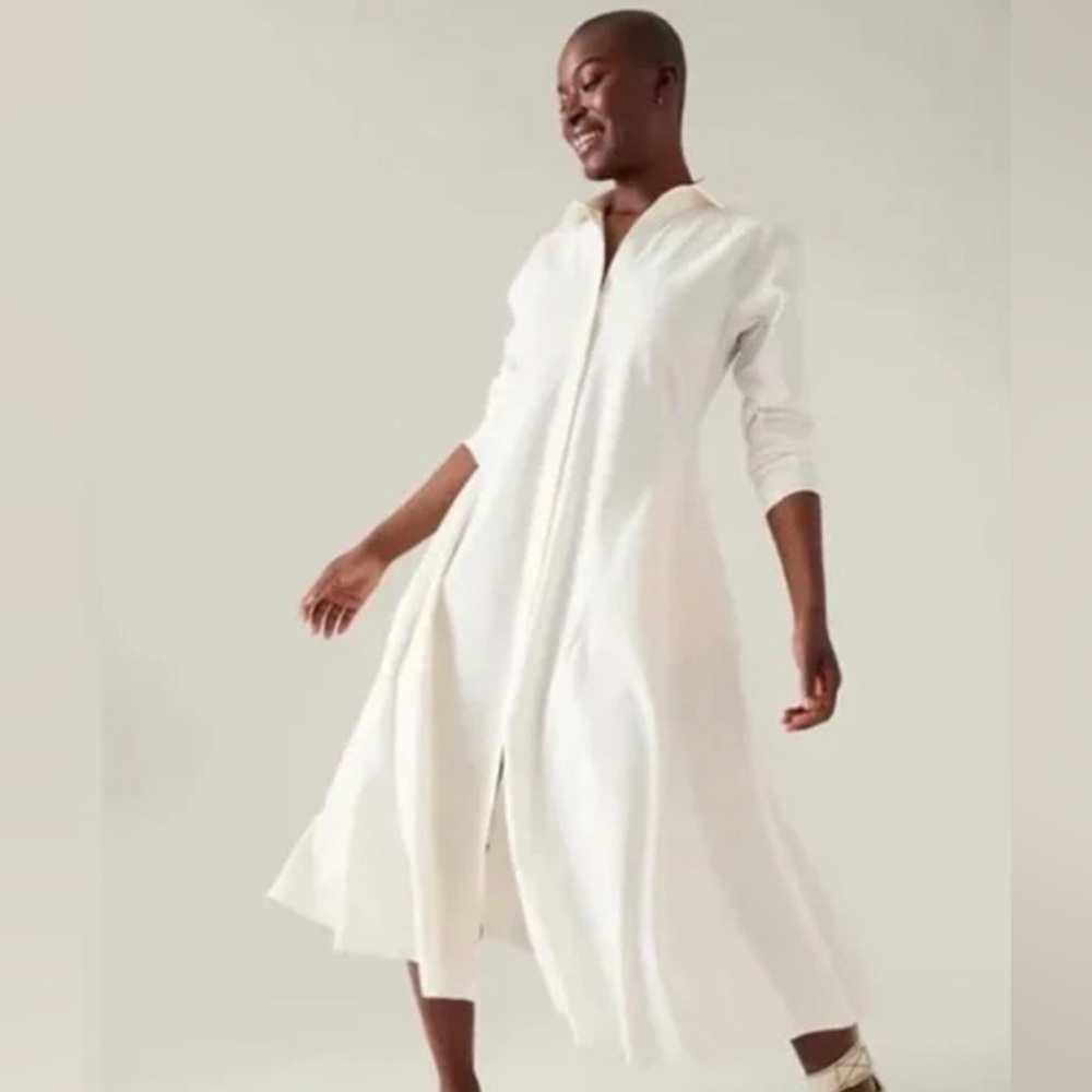 ATHLETA Cosmic Layer Button Up Dress  2X
